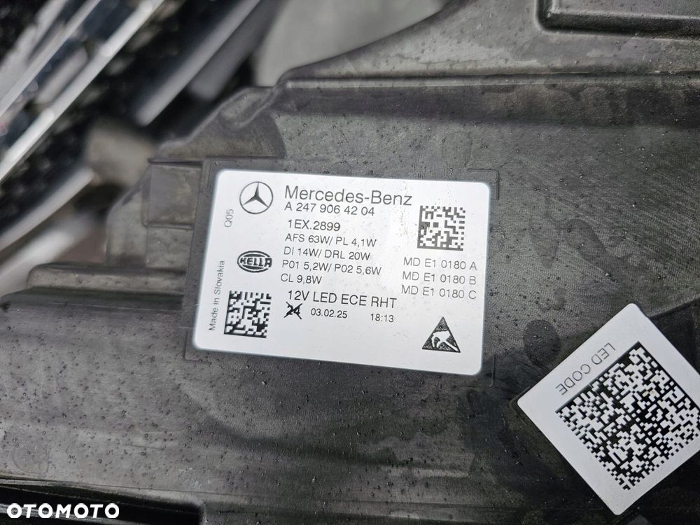 zderzak maska lampa pas komplet mercedes gla 247 lift pakiet amg multibeam - 16