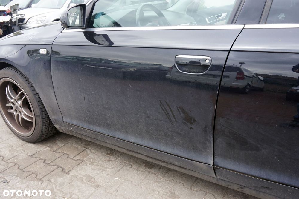 DRZWI PRZEDNIE LEWE A6 C6 KOMBI LZ9Y  CZARNY AUDI 2004-2008 - 3