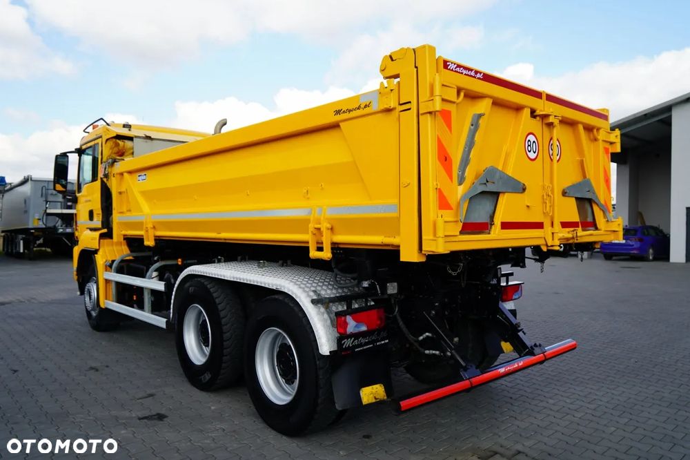 MAN TGS 33.440 / 6X4 / 2 STRONNA WYWROTKA / HYDROBURTA / BORDMATIC / AUTOMAT / EURO 6 - 14