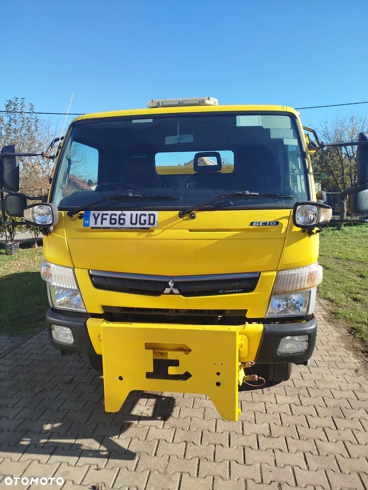 Mitsubishi Canter 6c18 Fuso 4x4 4wd gritter Pługo piaskarka Solarka komunalny 3.0 // 180KM //2016//30 000km// daily unimog Schmidt pfau rexter econ - 13
