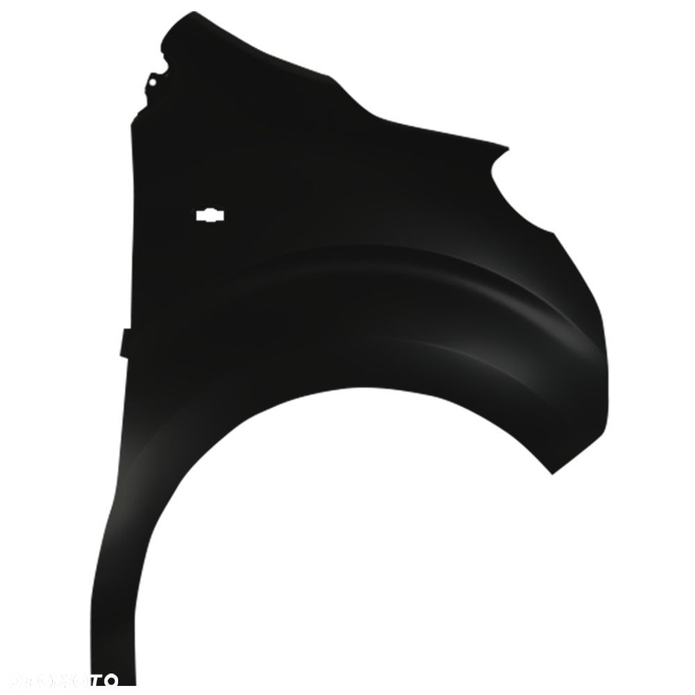 BLU Błotnik PEUGEOT EXPERT III 3 EXY prawy czarny 2016-2025 przód SchwarzOnyx - 2