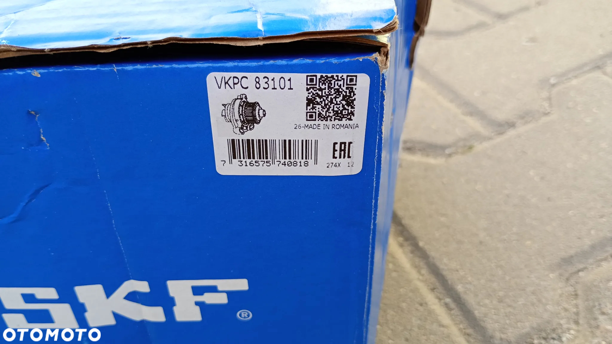 F.VAT NOWA POMPA WODY SKF Fiat Ducato 3.0 Citroen Jumper 3.0 Peugeot Boxer 3.0 - 2