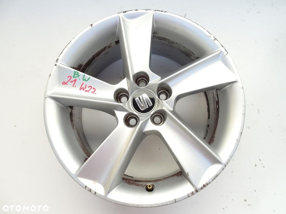 ALUFELGI FELGI 16 5x100 7" ET 43 6J0601025L SEAT IBIZA IV VW POLO 6R FABIA - 5