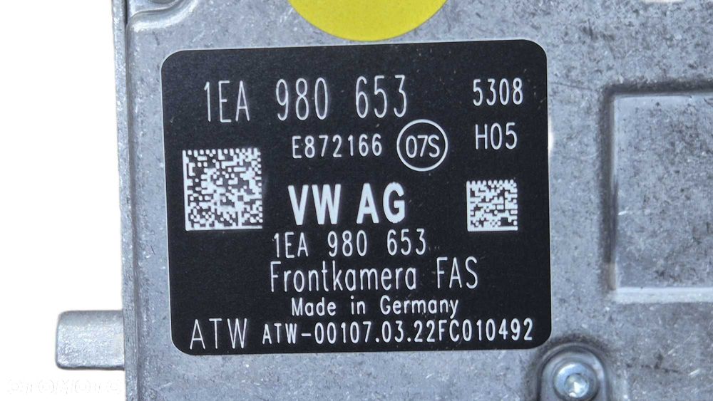 Kamera Szyby Przedniej Asystent VW Audi Seat Skoda OE 1EA NOWA !!! - 7