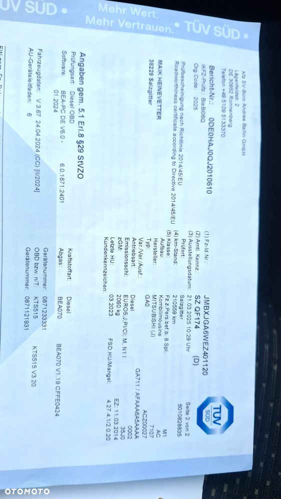 Mitsubishi ASX 1.8 DI-D 2WD Klassik Kollektion+ - 23