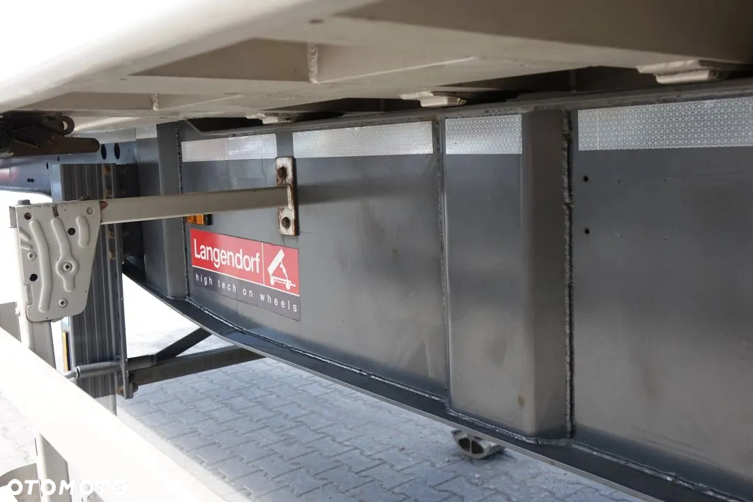 Langendorf WYWROTKA 48 m3 / WIBRATOR /  OSIE SAF / OŚ PODNOSZONA / ALUMINIOWE FELGI / SZYBER ZBOŻOWY / PLANDEKA / KLAPODRZWI - 28