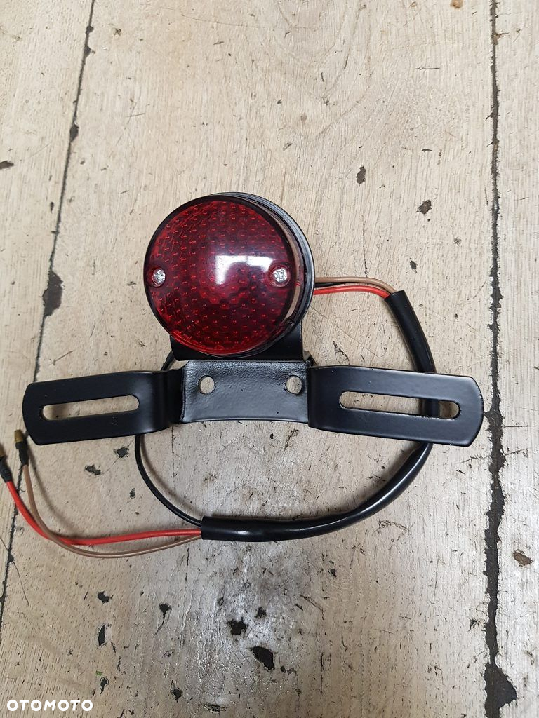Lampa tył uchwyt tablicy Harley Cafe Racer Bobber Chopper Drag - 9
