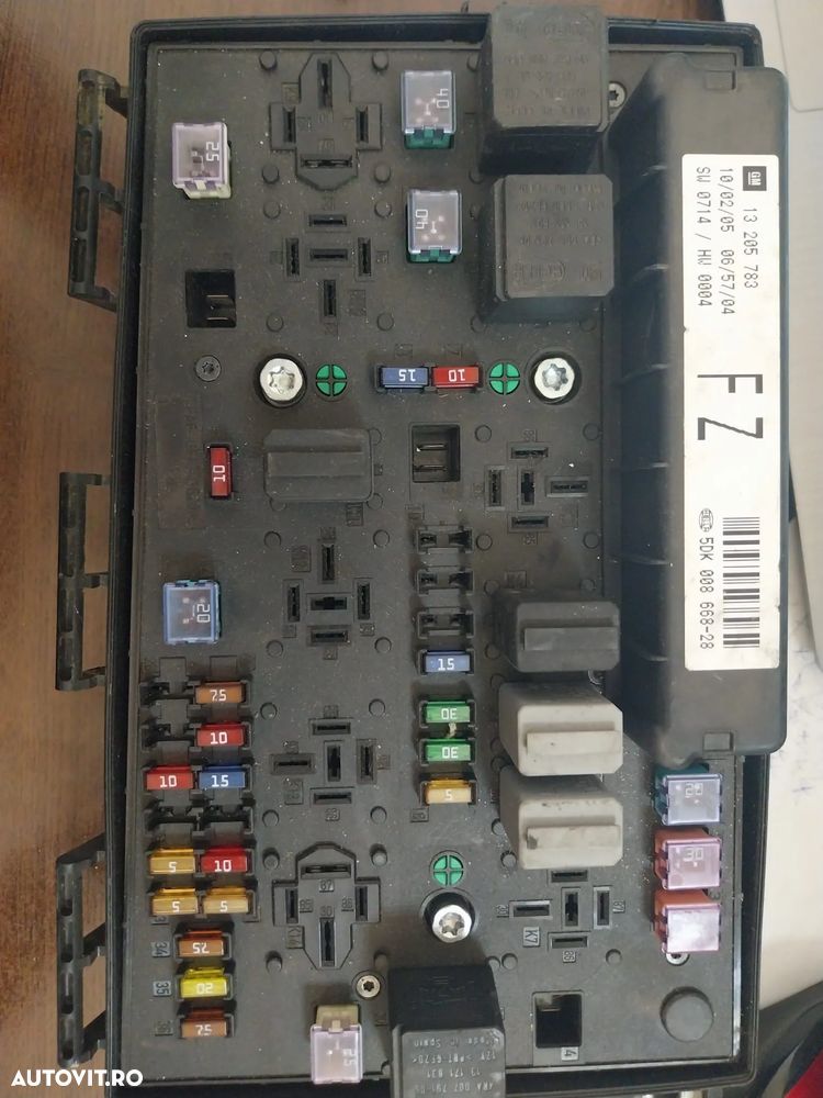 VAND PANOU SIGURANTE OPEL ASTRA H: GM 13 205 783: FZ - 1