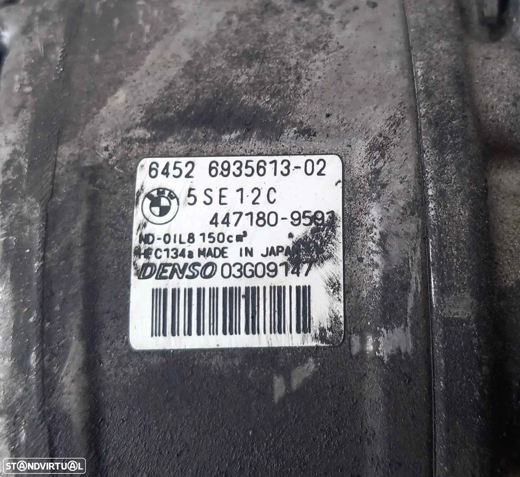 Compressor Ar Condicionado BMW1 (E81/E87) 3 (E90/E91) Ref: 64526935613-02/5SE12C/447180-9591 - 5