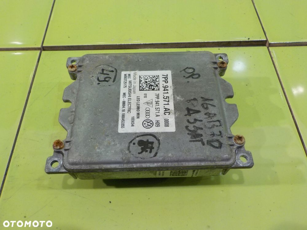 VW PASSAT B8 19r 1.5 modul przetwornica swiatel DRL prawy przod 7PP941571AC - 8