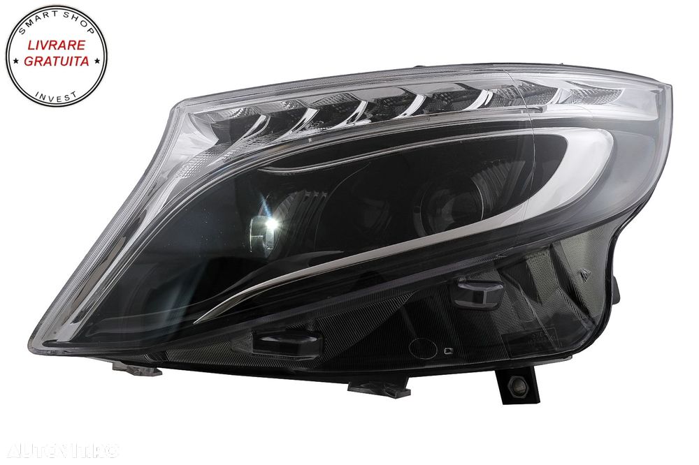 Faruri LED Mercedes V-Class W447 Vito (2014-2017) Negru- livrare gratuita - 11