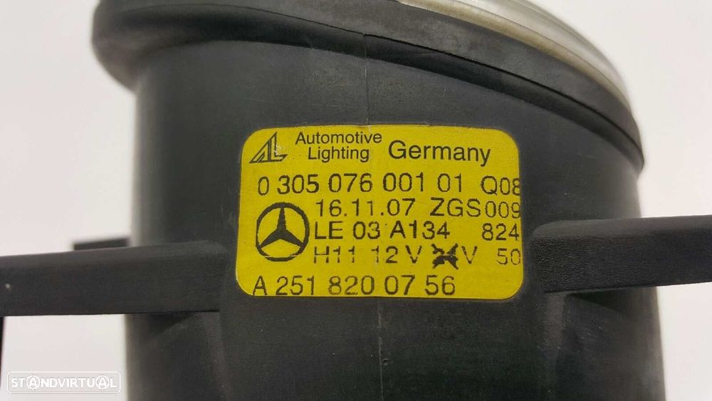 FAROL DE NEVOEIRO ESQUERDO MERCEDES CLASE M (W164) 320 / 350 CDI (164.122) - 2
