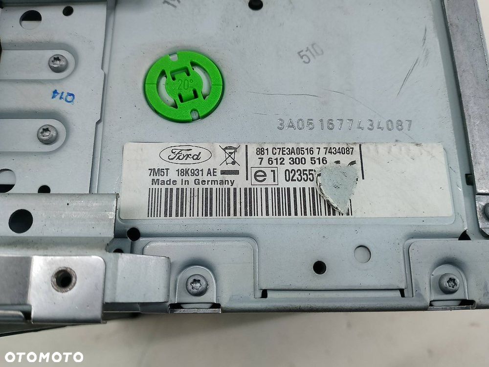 RADIO FABRYCZNE FORD C-MAX I 7M5T-18K931-AE 7612300516 - 4