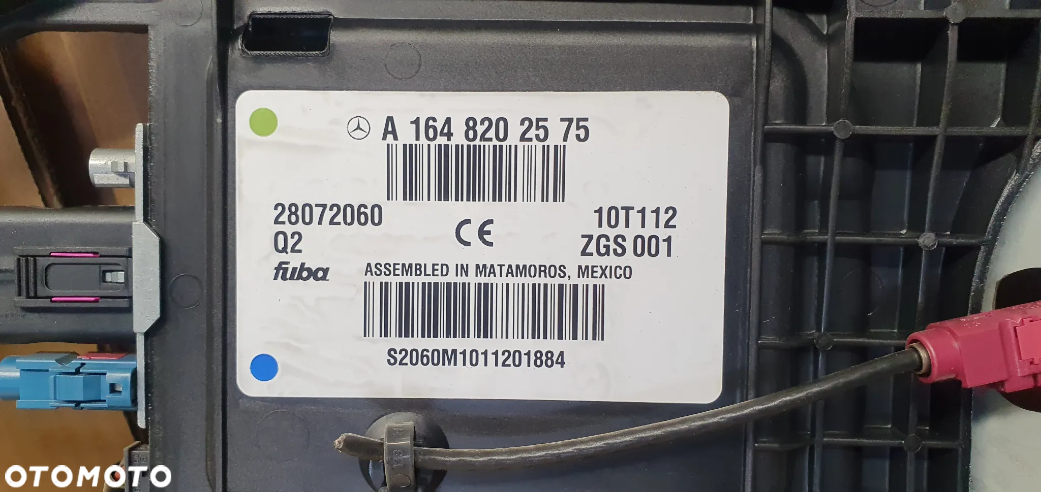 Wzmacniacz anteny moduł Mercedes R-Klasa W251 A1648202575 - 6