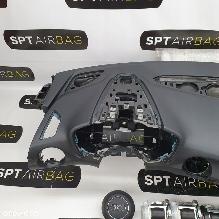 AUDI TT 8S DESKA ROZDZIELCZA KONSOLA KOKPIT PULPIT PODUSZKI AIRBAG AIR BAG PASY KIT SET - 2