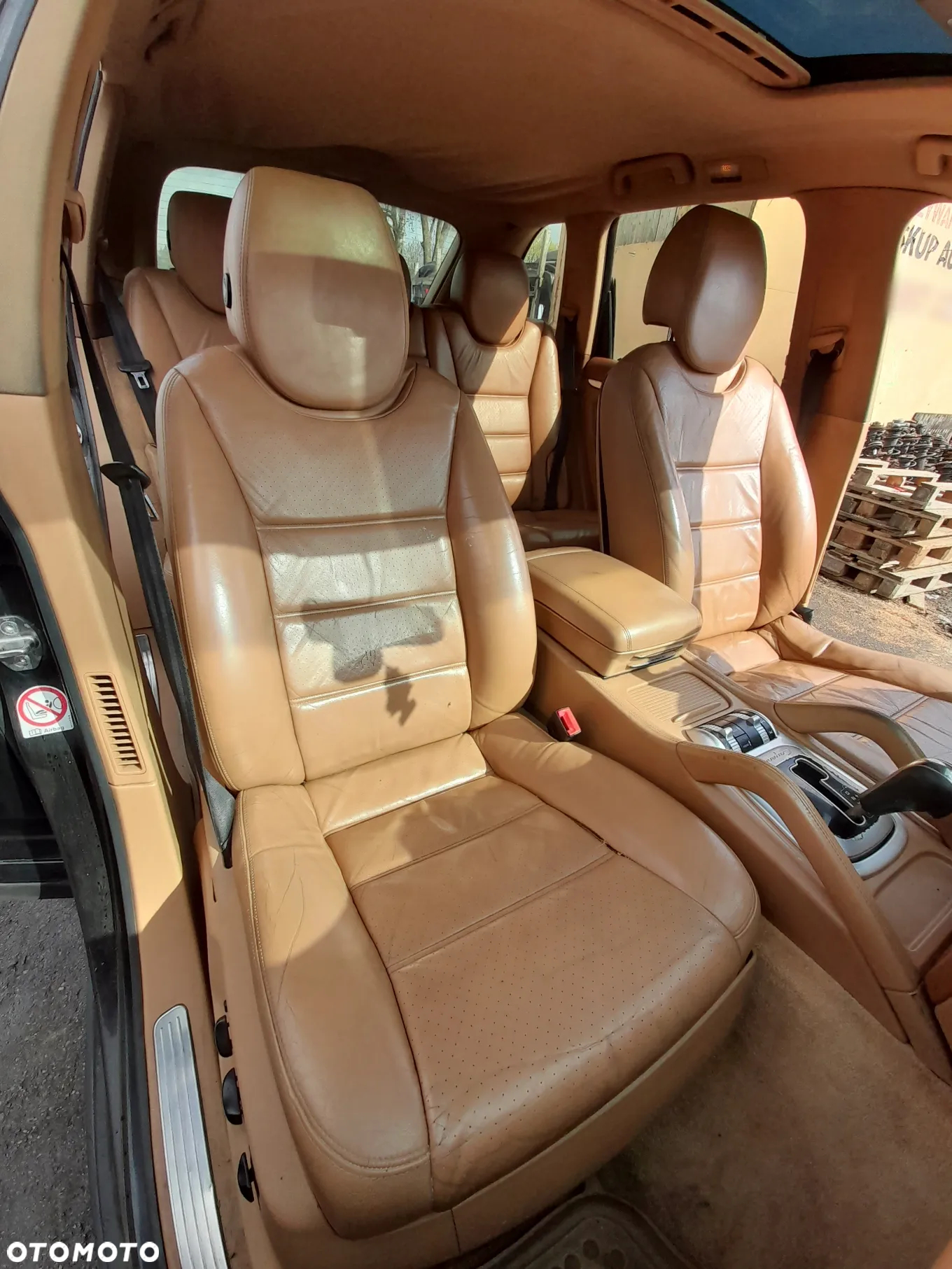 PORSCHE CAYENNE S KOMPLET FOTELI I BOCZKÓW DRZWI BOCZKI FOTELE FOTEL KANAPA - 21