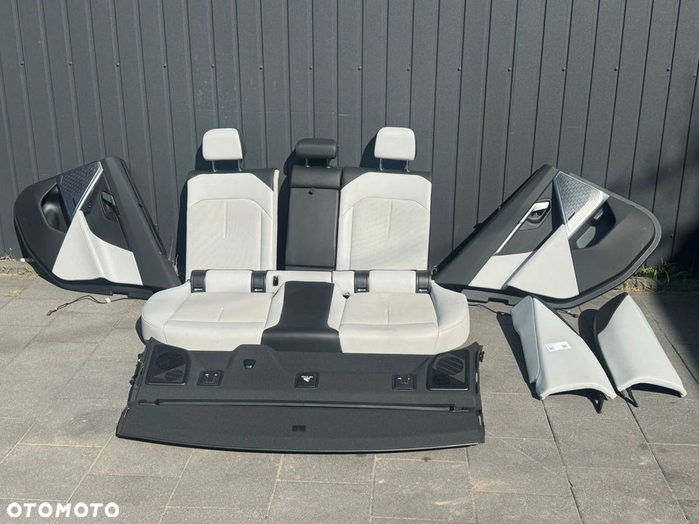 FOTELE TAPICERKA BMW M5 G90 SKÓRA MERYNOS SILVERSTONE CZARNY ELEKTRYCZNE - 2