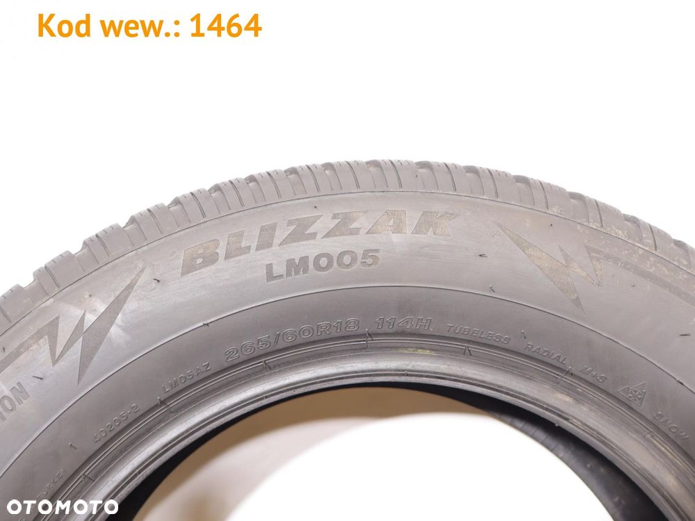 Bridgestone Blizzak LM005 - 265/60 R18 - 6