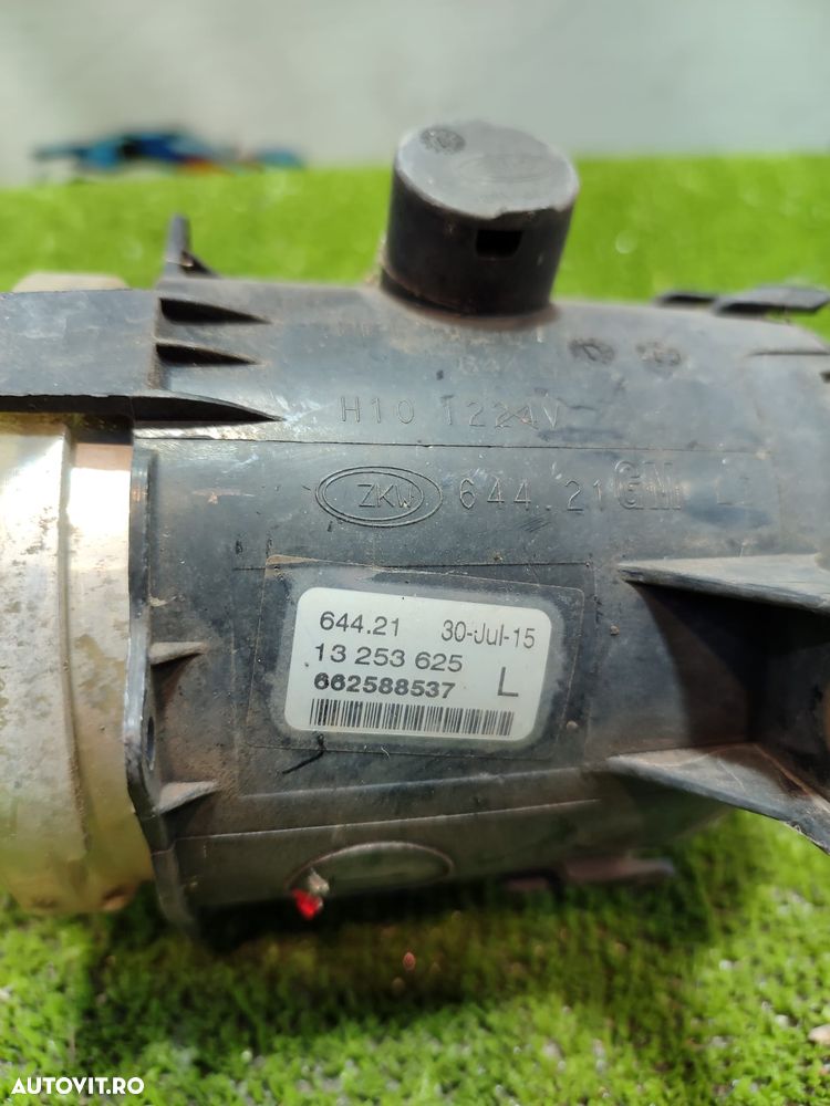 PROIECTOR CEATA STANGA OPEL CORSA E 1.2 BENZINA 2015 COD OEM 13253625 / 662588537 / 2014-2019 - 8