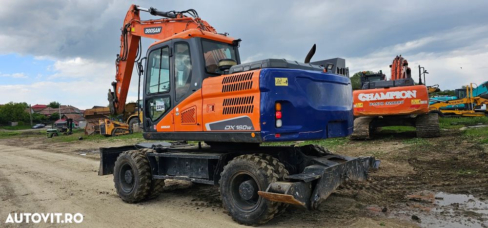 Excavator pe roti Doosan DX160W, DX 160 W - 4