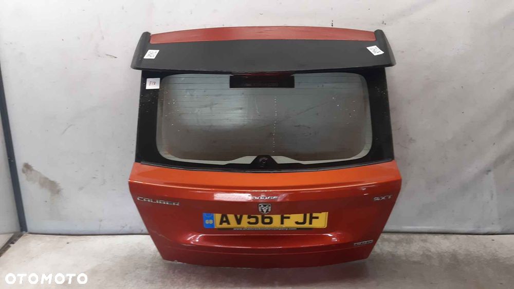 ) KLAPA TYŁ TYLNA BAGAŻNIKA DODGE CALIBER BORDO BORDOWA - 1