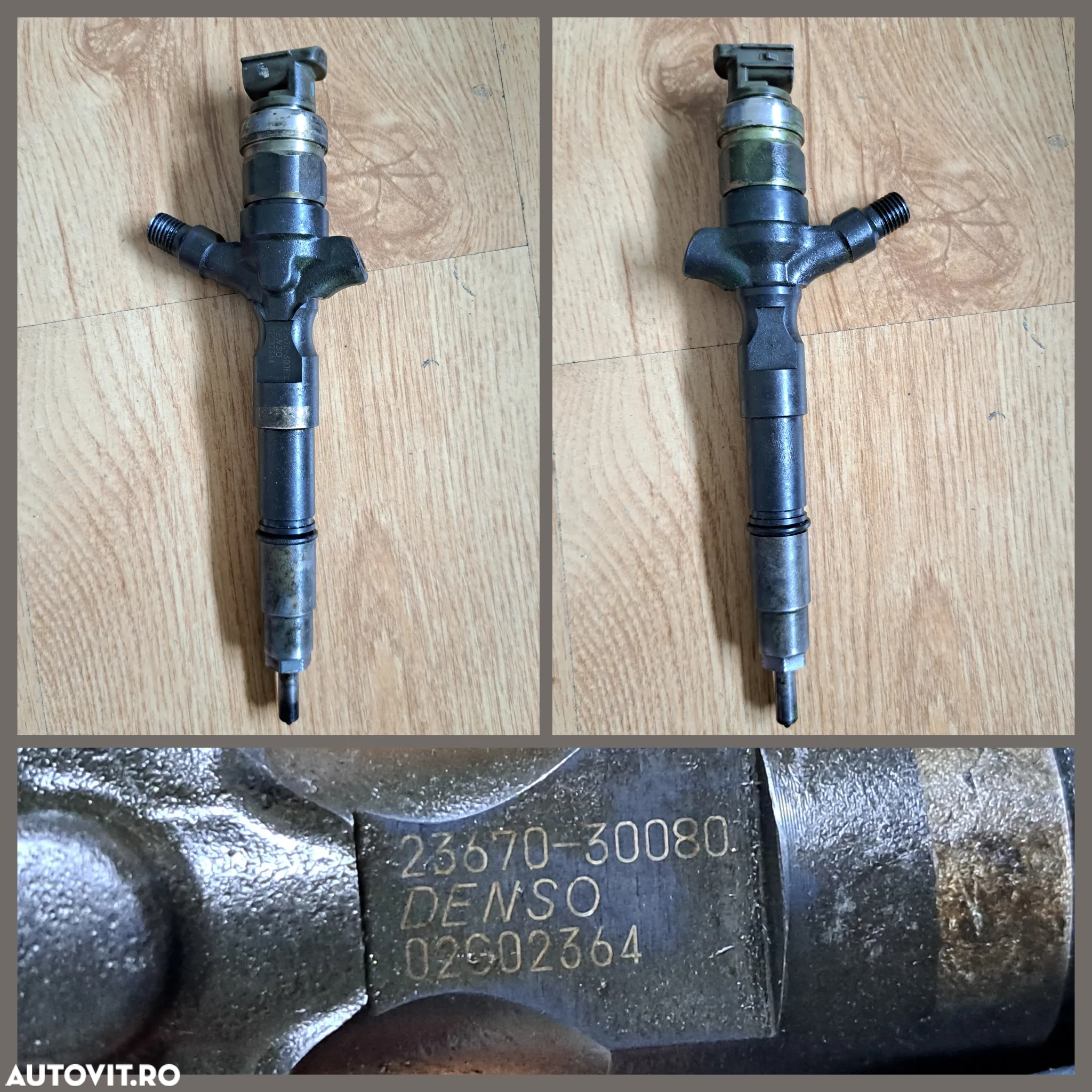 Injector injectoare Denso Toyota Hilux Land Cruiser Prado Hiace Fortuner motor 1KD-FTV 2KD-FTV 2.5 d-4d 3.0 d4d - 3