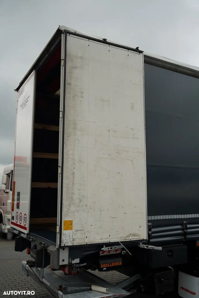 Fruehauf CORTINĂ / STANDARD / LIFT 2.000 kg / PODEA PUTERNICĂ CU BAIE / CONTENIER PENTRU PALEȚI - 15