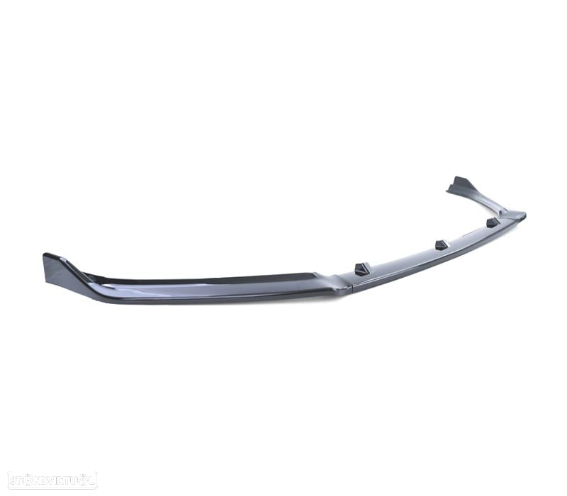 SPOILER LIP VOLKSWAGEN VW POLO 6C 14-17 PRETO BRILHANTE - 5