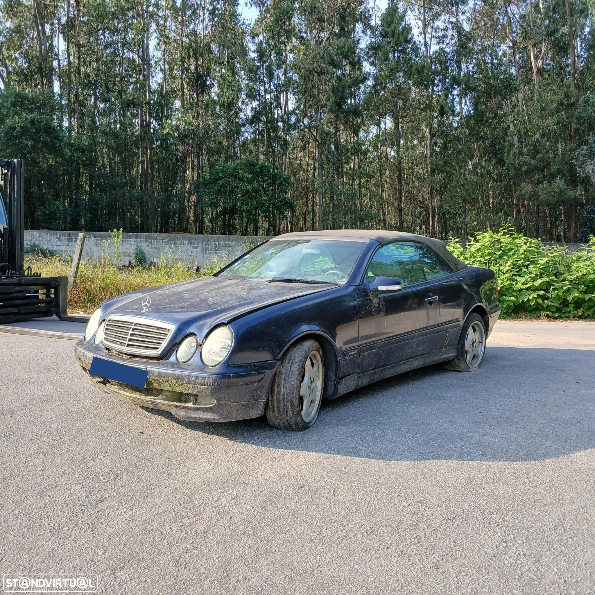 Mercedes-Benz CLK 230 Cabriolet 2.3 230 Kompressor de 2000 – Peças Usadas (9947) - 2