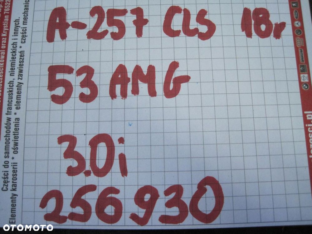 Silnik motor GOŁY SŁUPEK MERCEDES CLS 257 53 AMG 3.0 i 256930 - 6