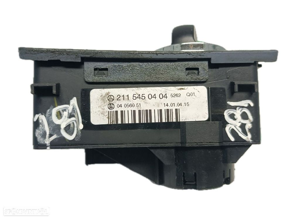 Comutador / Botão Luzes Mercedes-Benz E-Class (W211) - 3