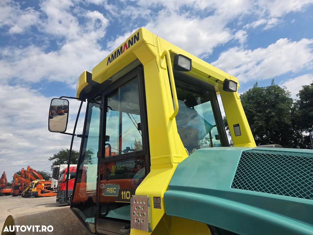 Ammann ASC110, 2018, 445h, Masa operationala 15tone, latime tambur 2,1m, lungime totala 5,7m, motor 115KW, posibilitate leasing 3 ani, STARE FOARTE BUNA-65.900 EUR+Tva - 30
