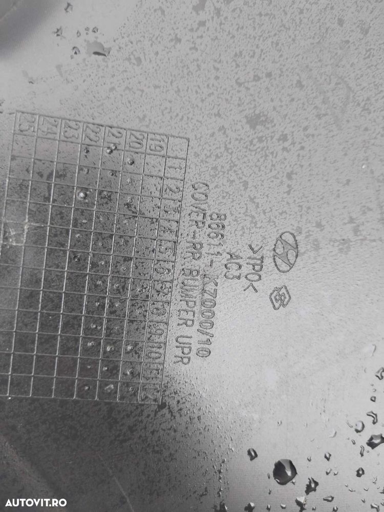 Bara spate Hyundai I10, 2020, 2021, 2022, 2023, 2024, 2025, cod origine OE 86611-K7000. - 14