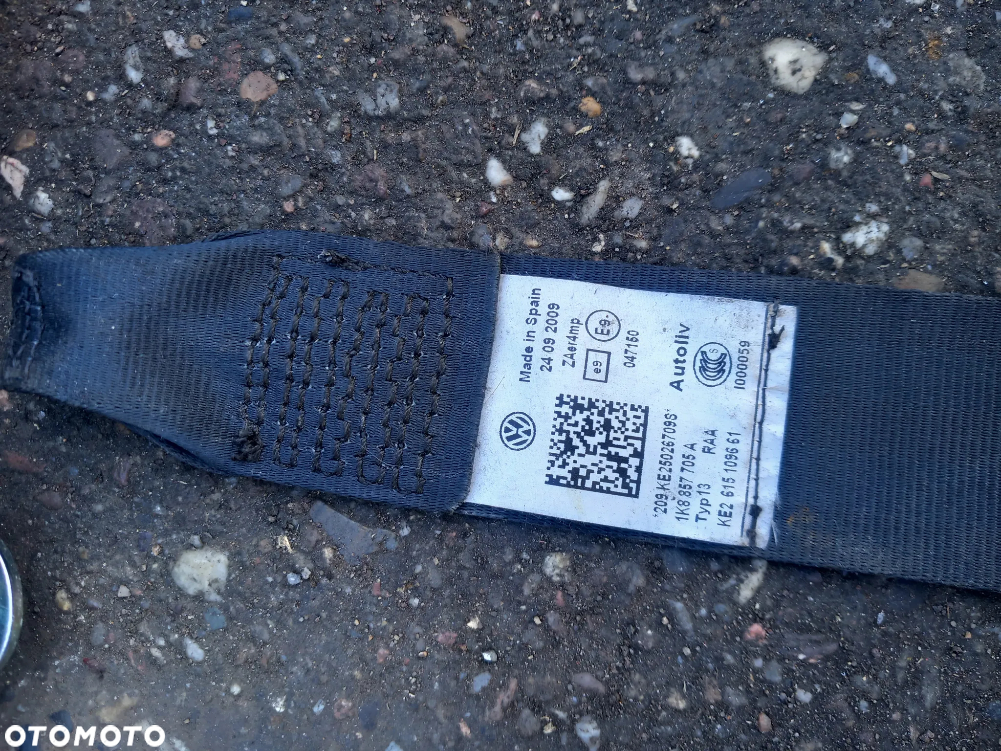Pasy bespieczenstwa kurtyna poduszka airbag scirocco - 5