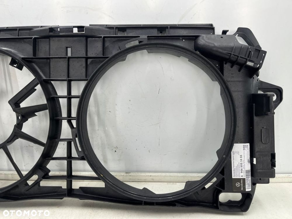 Obudowa wentylatora chłodnicy Mercedes Sprinter II w906 06-18r. 2.2 CDi nowa oryginalna a9065051455 - 5