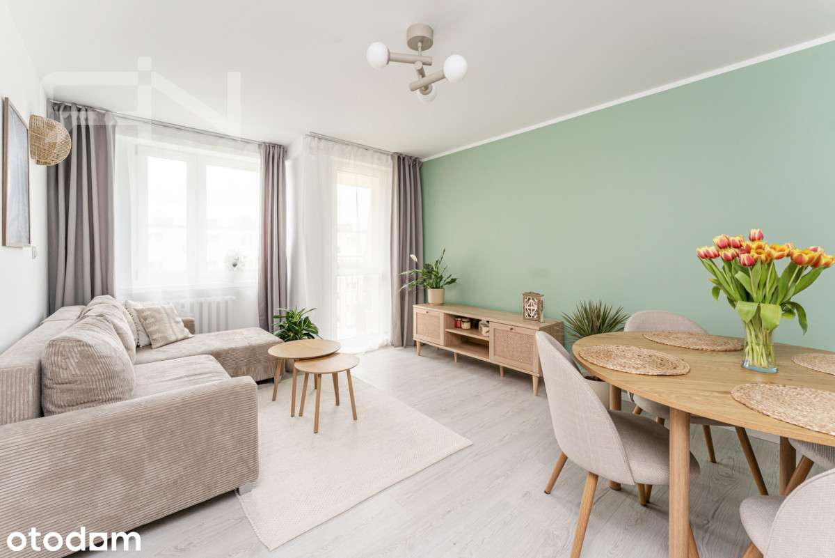Stylowe 2 pokoje po generalnym remoncie | Balkon