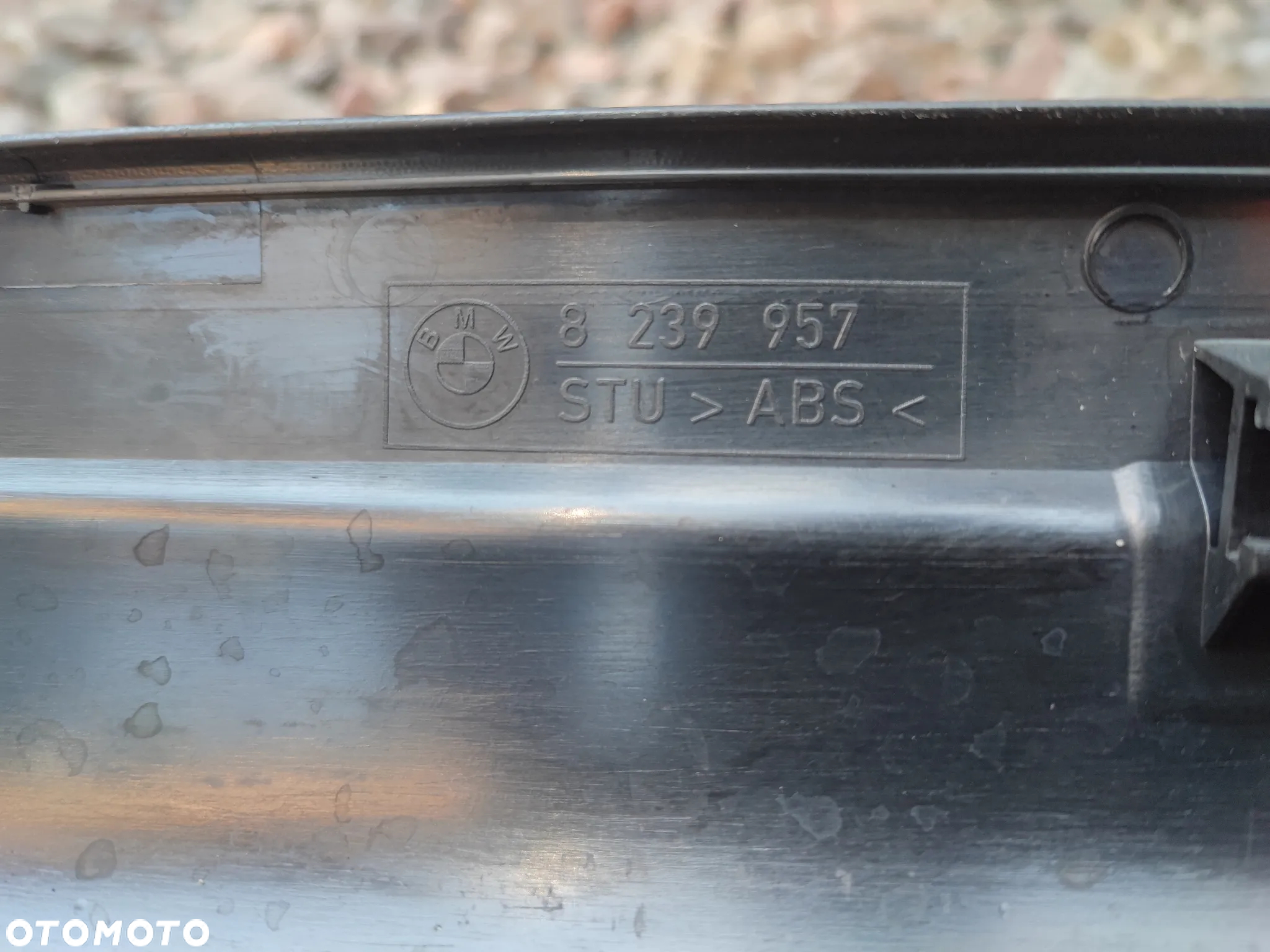 BMW E46 COUPE / M3 / ORYGINALNE LISTWA MASKUJĄCA PROGU WEWNĘTRZNA LEWA / PRAWA / CZARNA ( OSŁONA KRAWĘDZI / USZCZELKI  ) O NR. 51 47 8 239 960 /  51 47 8 239 959 OEM W BARDZO DOBRYM STANIE - 14