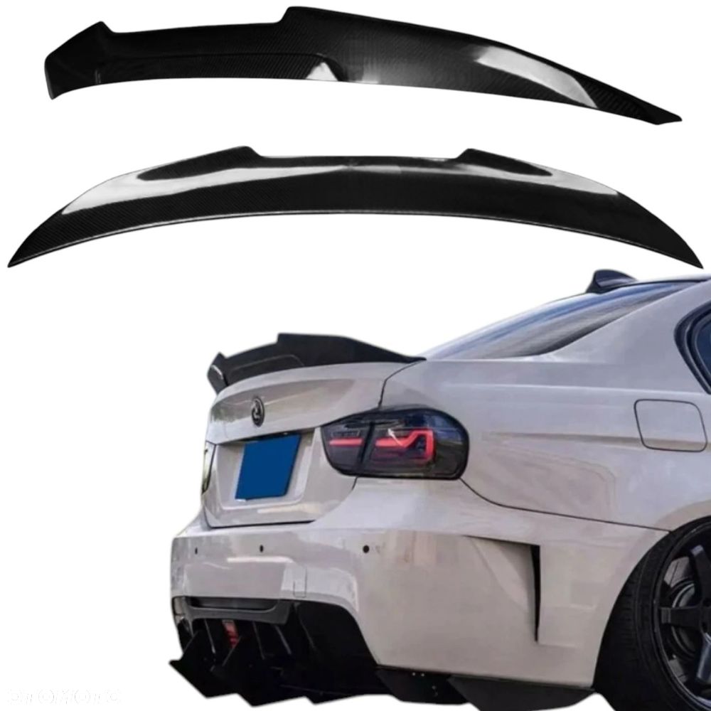 BMW 3 E90 05-11 SPOILER LOTKA PSM LOOK TYŁ SPOJLER KLAPY BAGAŻNIKA DOKŁADKA - 1