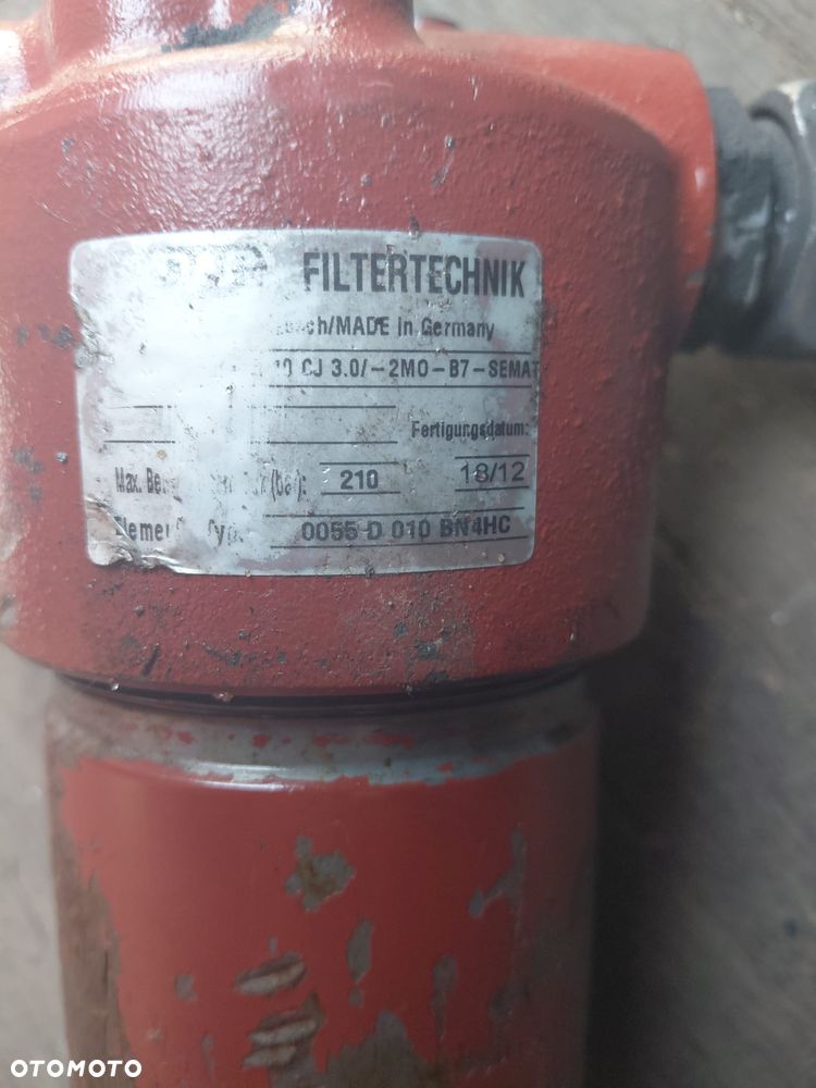 Filtr Hydrauliczny Ciśnieniowy HYDAC Semat 210 Bar 0055 D 010 BN4HC - 6