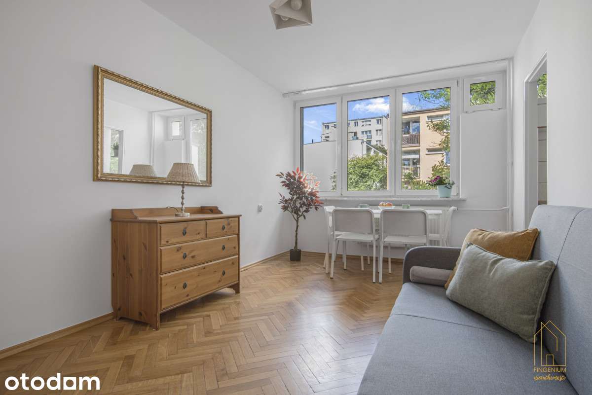 2 pokoje | Osobna kuchnia | Saska Kępa | Balkon