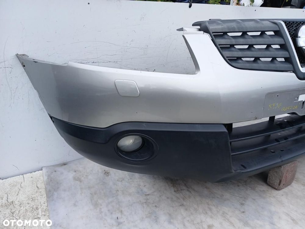 ZDERZAK PRZÓD PRZEDNI NISSAN QASHQAI J10 07-10r. KY0 SREBRNY SPRYSKI - 3