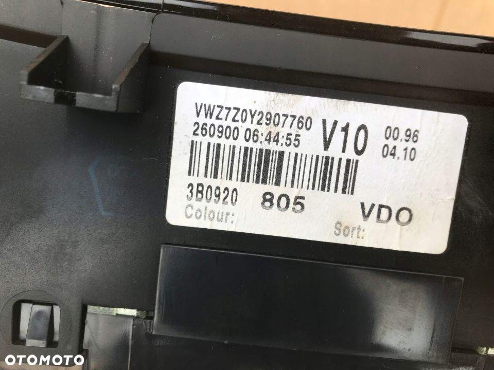Licznik Vw PASSAT B5 zegary Obrotomierz 3B0920827X 3B09208805 - 16