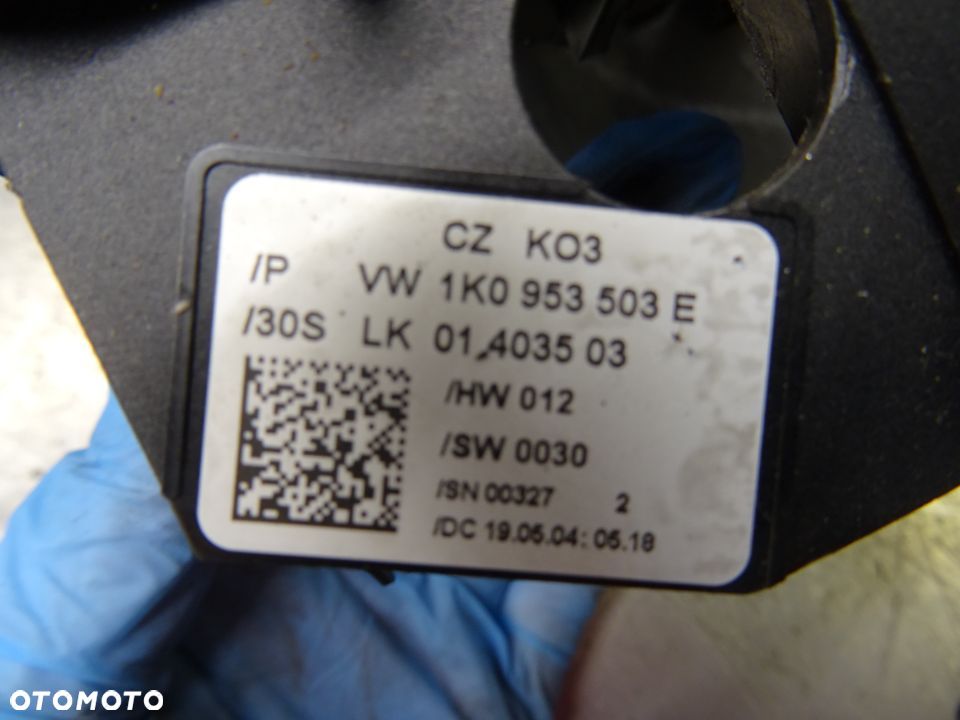 VW GOLF V HB 5D 03-09 1.4FSI MANETKA PRZEŁĄCZNIK ZESPOLONY TAŚMA 1K0953503E / 1K0959653 / 1K0953513 - 3
