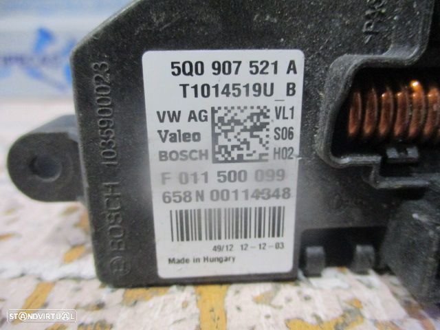 Resistencia De Sofagem 5Q0907521A VW GOLF 7 2013 1.2TSI 105CV 5P PRETO - 6