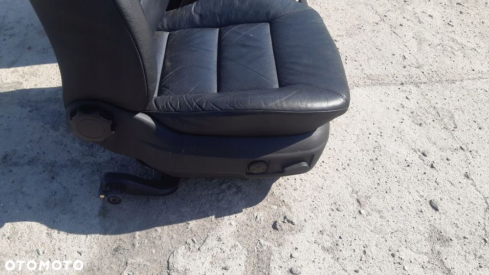 fotele fotel kanapa skóra czarna AUDI A6 C5 AVANT - 9