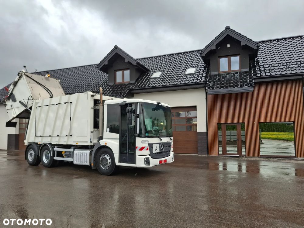 Mercedes-Benz Econic 2630 Śmieciarka Euro 6 FAUN Variopress 522 Zoeller 22m3 3 Osie Tylna Oś Skrętna Zawieszenie Pneumatyczne Centralne Smarowanie Zabudowy - 20