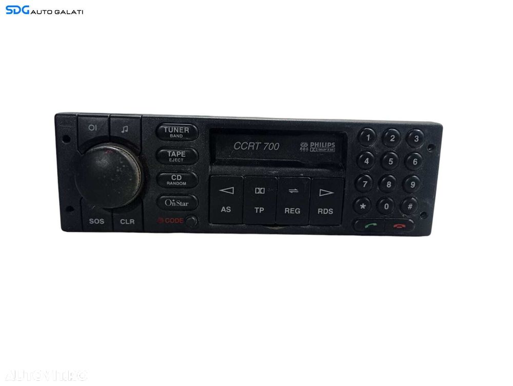 Unitate Radio CD CCRT 700 Philips Opel Astra G 1998 - 2007 Cod 13105638 [L6386] - 1