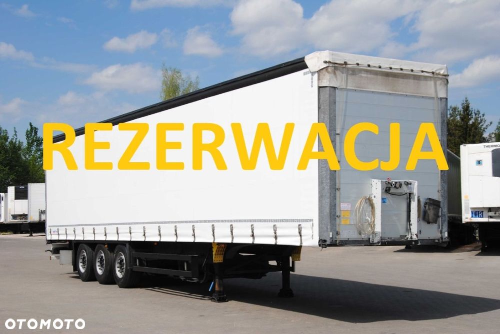 Schmitz Cargobull SCS kurtyna, podnoszona oś