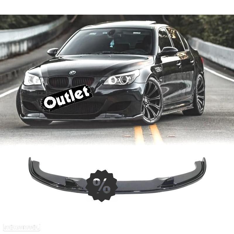 C011804C5 SPOILER LIP BMW E60 E61 03-10 LOOK M5 PRETO BRILHANTE - 1
