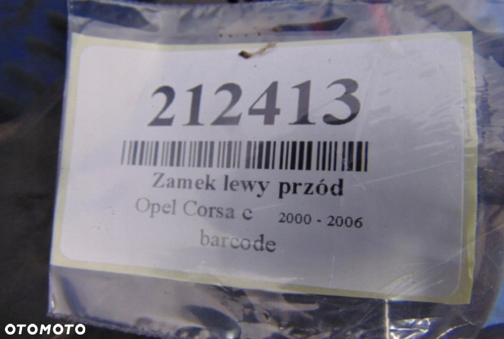 OPEL CORSA C LIFT 3DRZWI ZAMEK LEWY PRZÓD - 6